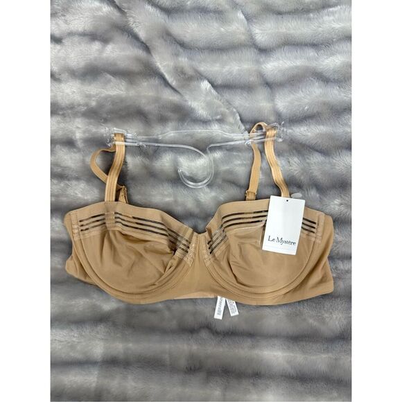 Le Mystere Women's Second Skin Unlined Denim Bra SIZE 38B - Picture 2 of 2